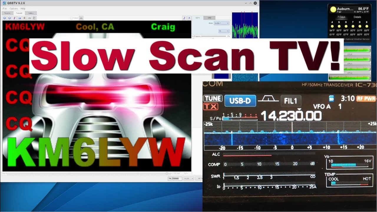 Slow Scan Television on Raspberry Pi / Linux