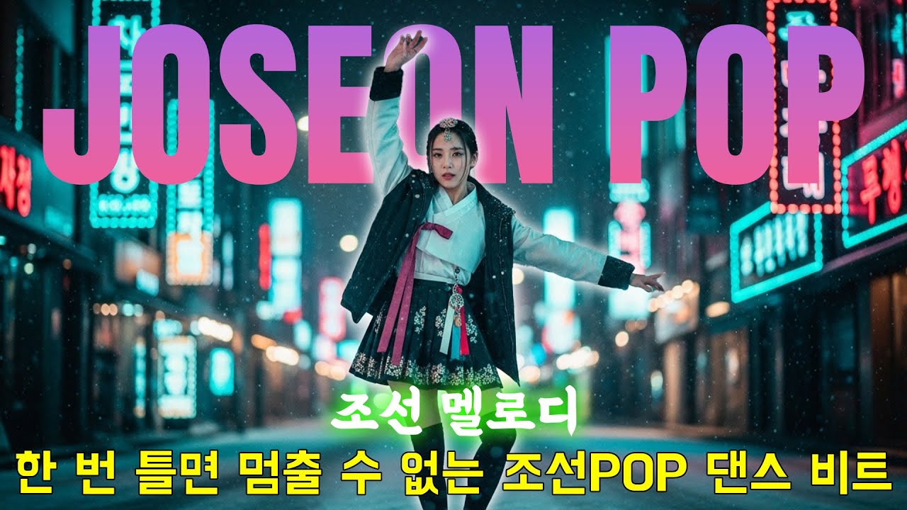 🎧한 번 틀면 멈출 수 없는 조선POP 댄스 비트⚡에너지 충전 - 조선 멜로디 #조선댄스