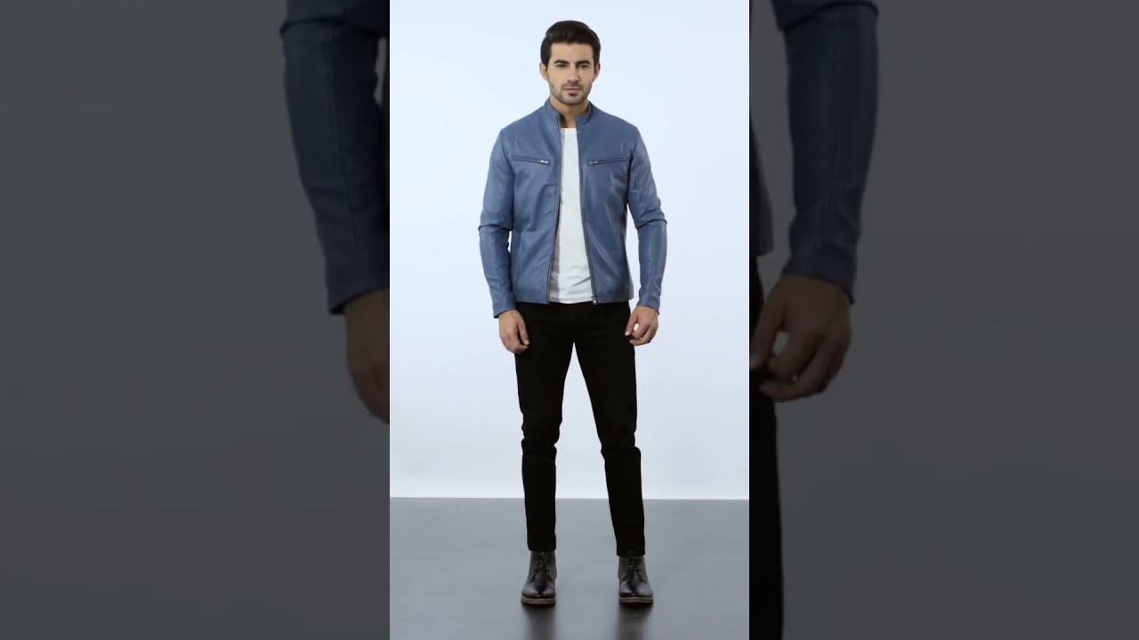 Blue Leather Jacket Fashion: Unleashing Stylish Trends and Cool Looks 💙