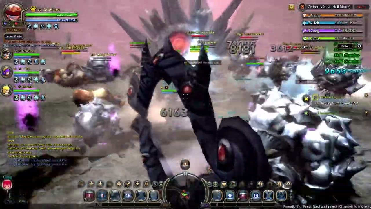 Dragon Nest Classic Priest Cerberus Nest Hell Mode