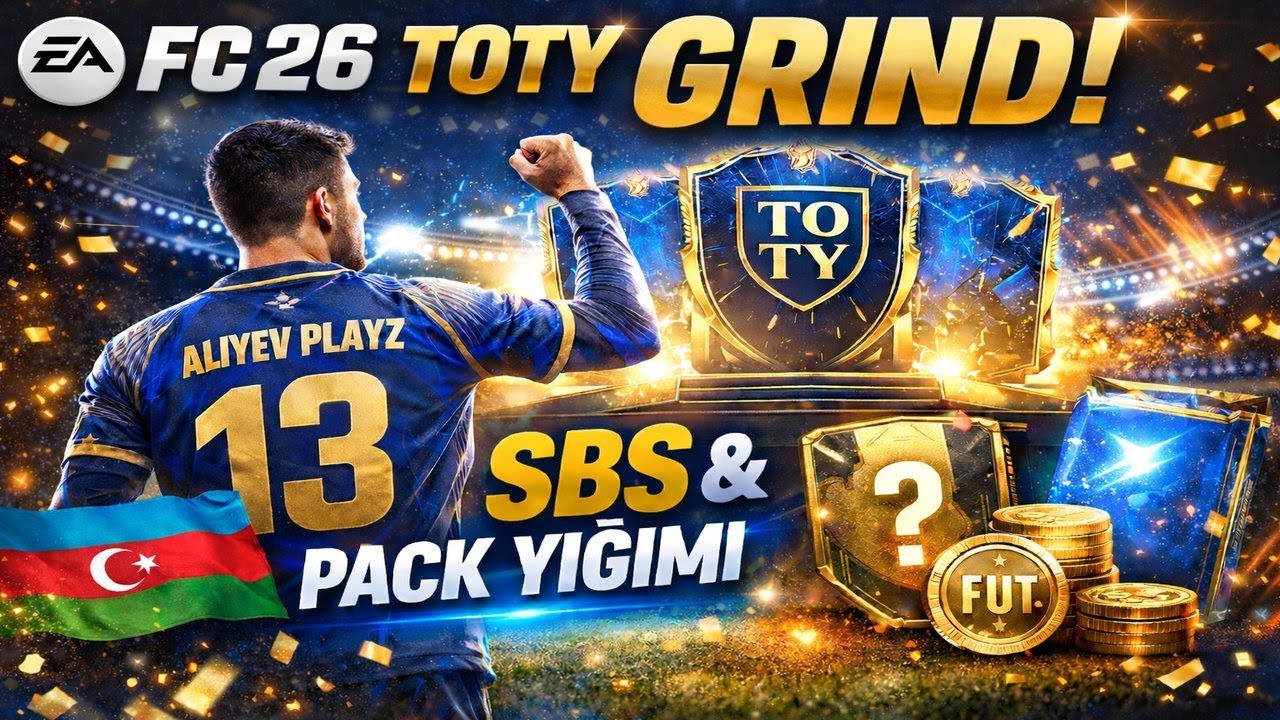 👉 EA FC 26 TOTY 3-cü Gün 🔥 Paket Açırıq | FULL SBS GRIND