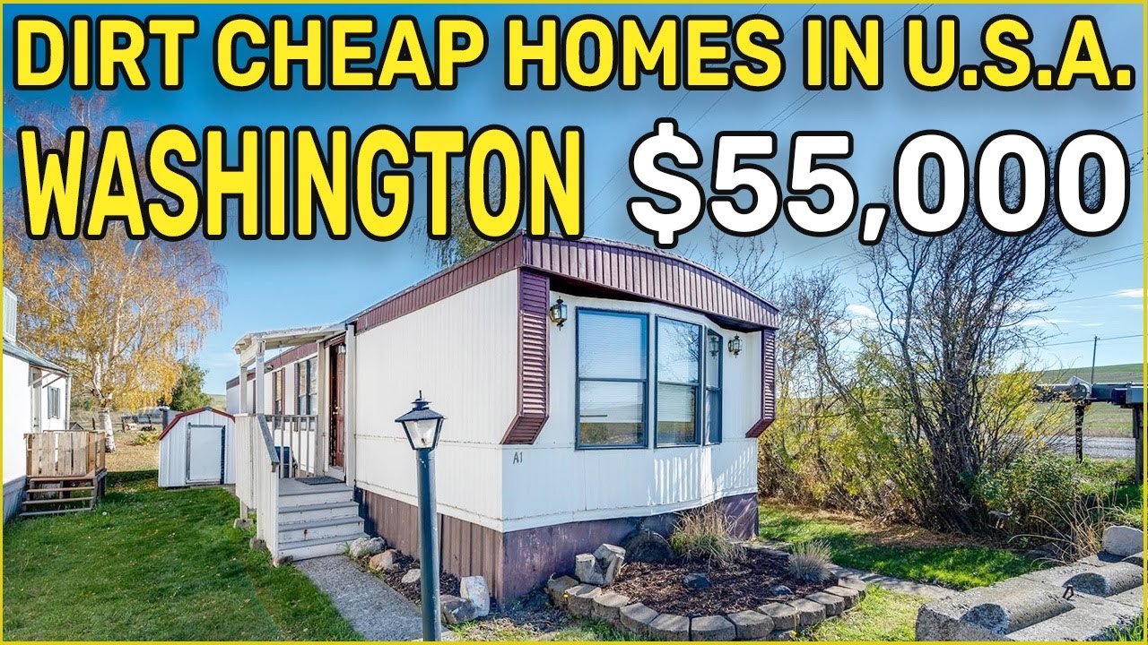 DIRT CHEAP Washington for $55,000! Are These Prices Real?