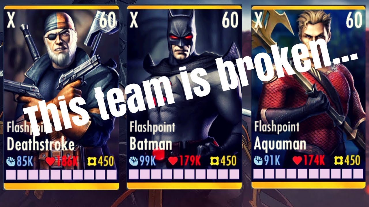 Почему команда Flashpoint так хороша? Injustice Gods Among Us 2.21! iOS/Android!