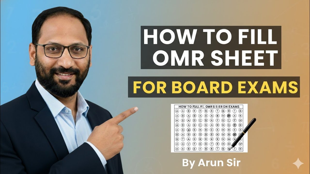 How to fill OMR sheet