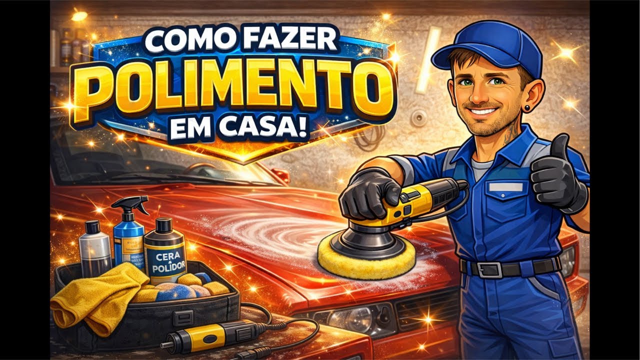 Polimento Automotivo em Casa – Resultado Surpreendente! 😳🚗