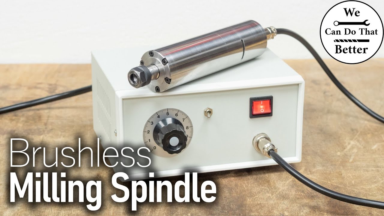 Homemade Brushless Mini Milling Spindle