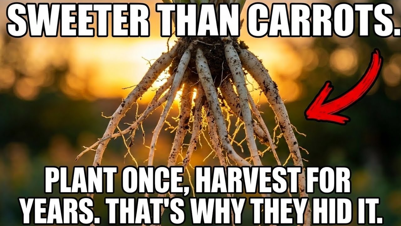 Sweeter Than Carrots. Comes Back Every Year Without Replanting. Why Don't You Know About It?