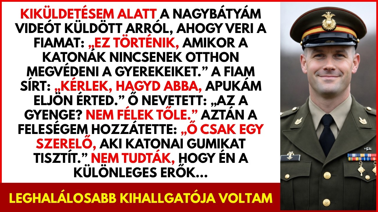 A nagyb&aacute;ty&aacute;m vide&oacute;t k&uuml;ld&ouml;tt, ahogy veri a fiamat&hellip; azt&aacute;n visszat&eacute;rt a kihallgat&oacute;.