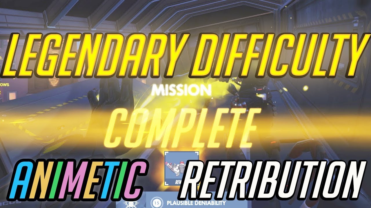 [EU rank #10] Legendary difficulty: Retribution PvE event as Moira - Overwatch