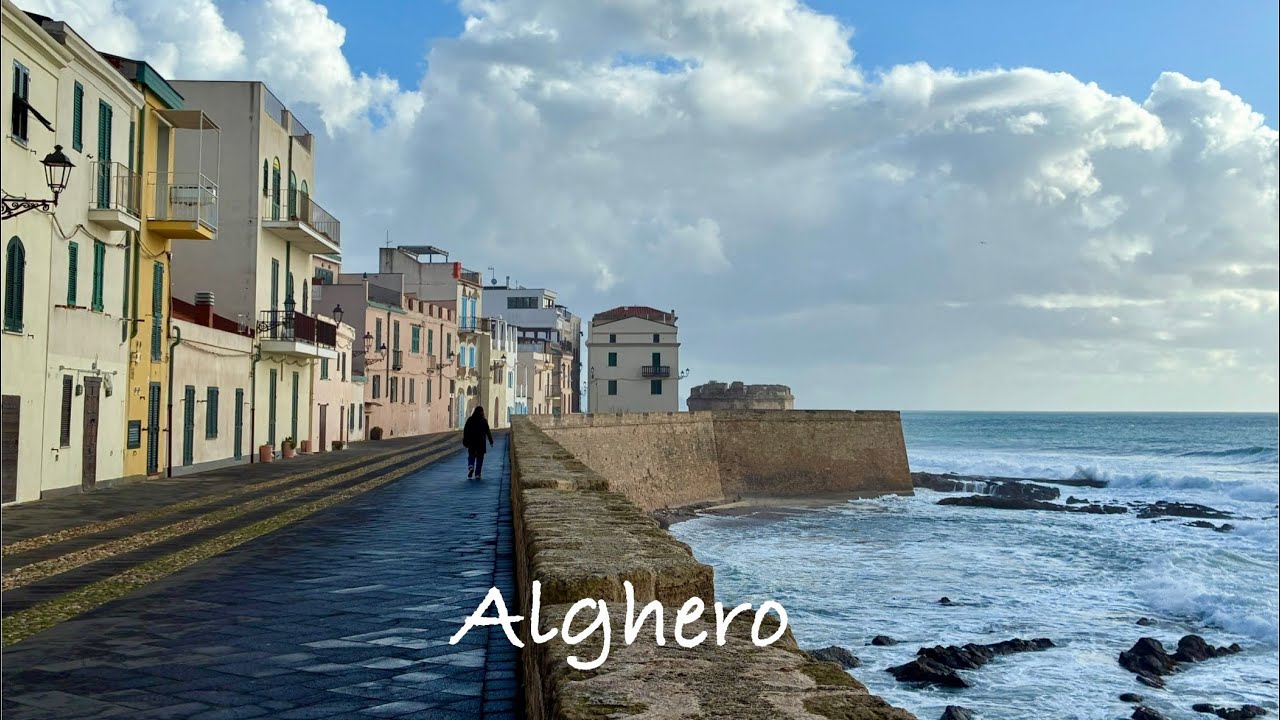 Alghero - a Sardinia City with Catalan Heritage , a Walled Ancient City 