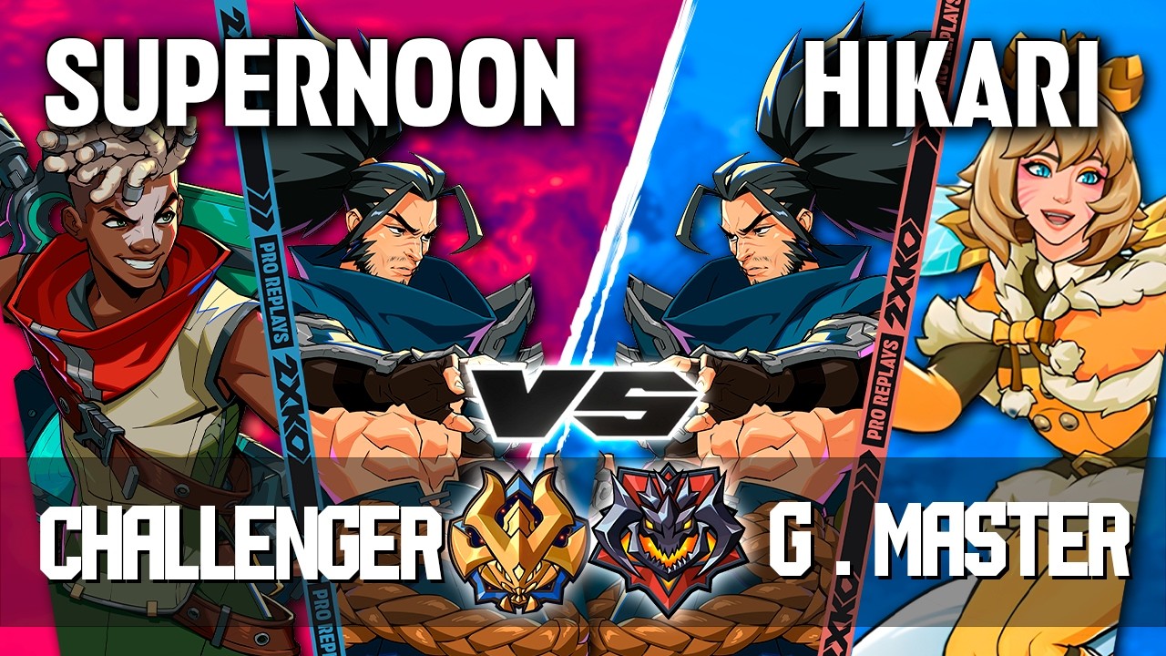 2XKO ▰ SUPERNOON (Yasuo-Ekko) vs HIKARI (Yasuo-Ahri) ▰ 2XKO Pro level replays