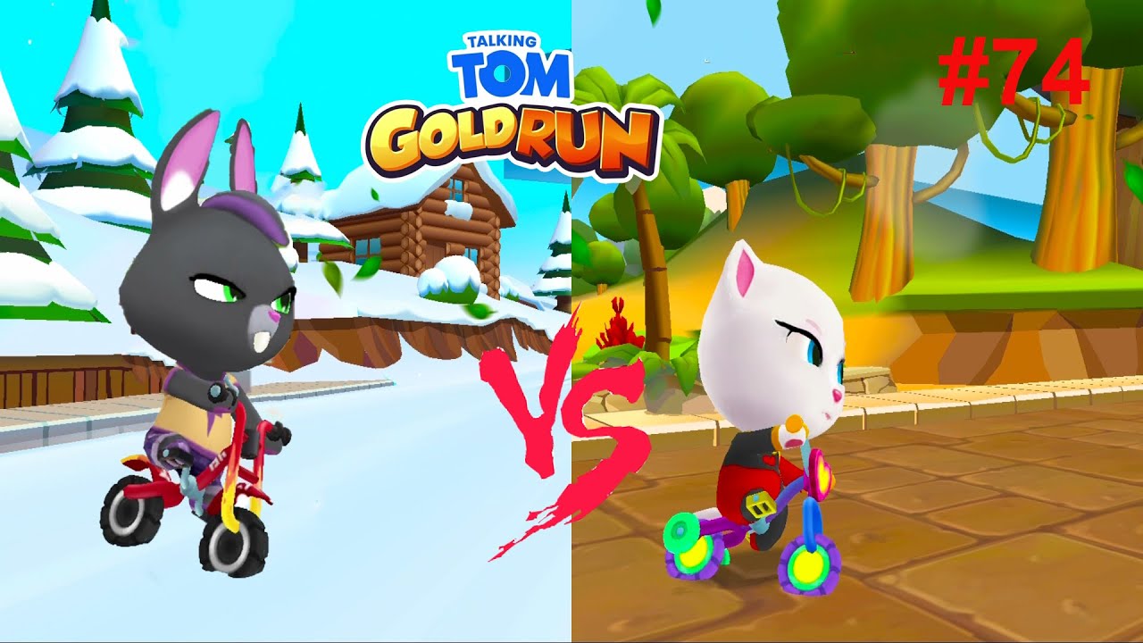 Talking Tom Gold Run - Christmas 2025 -  Becca VS Carnival Angela FHD Android/ iOS Gameplay| Part 74