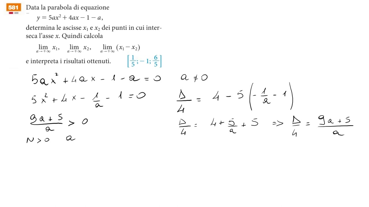 problemi sul calcolo dei limiti