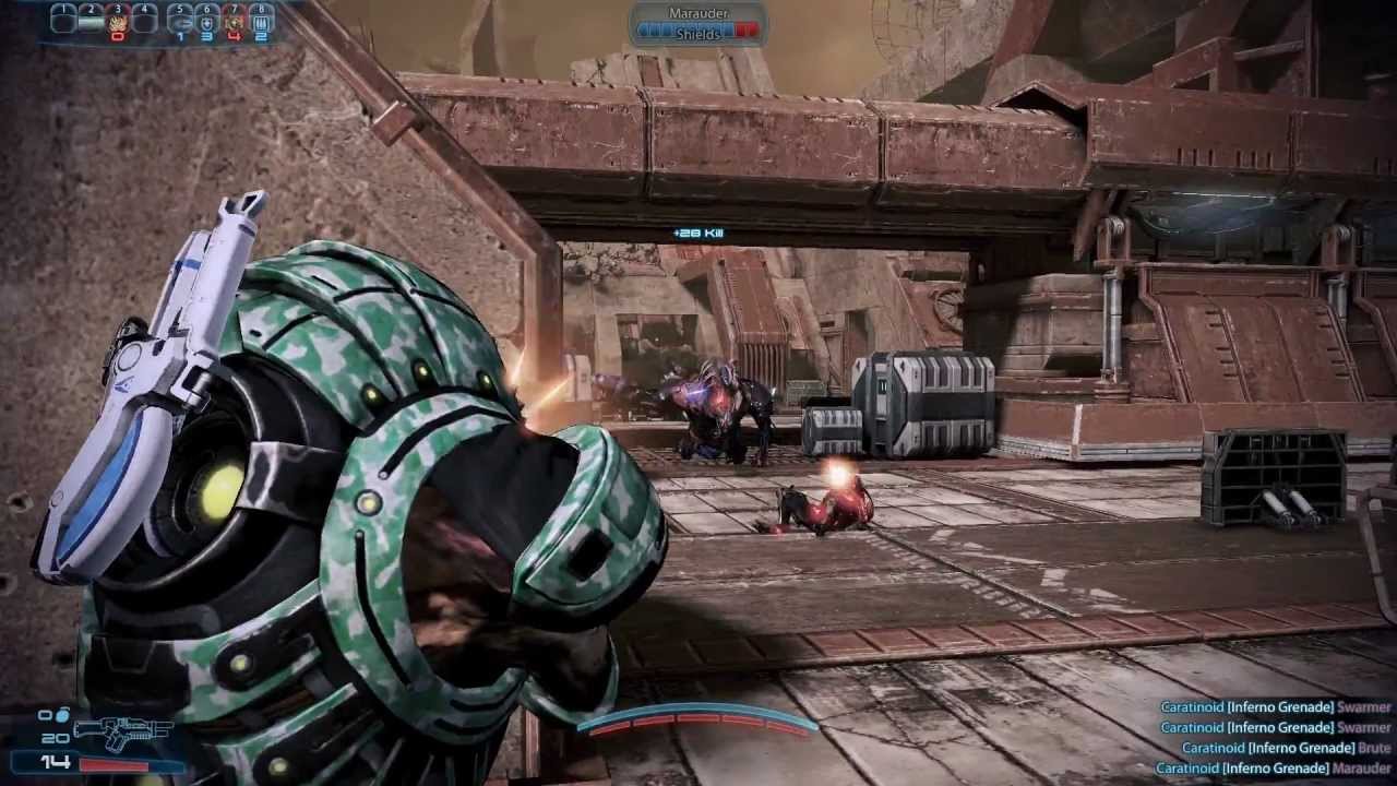 Krogan Soldier with Striker Assault Rifle vs Reapers Gold Solo