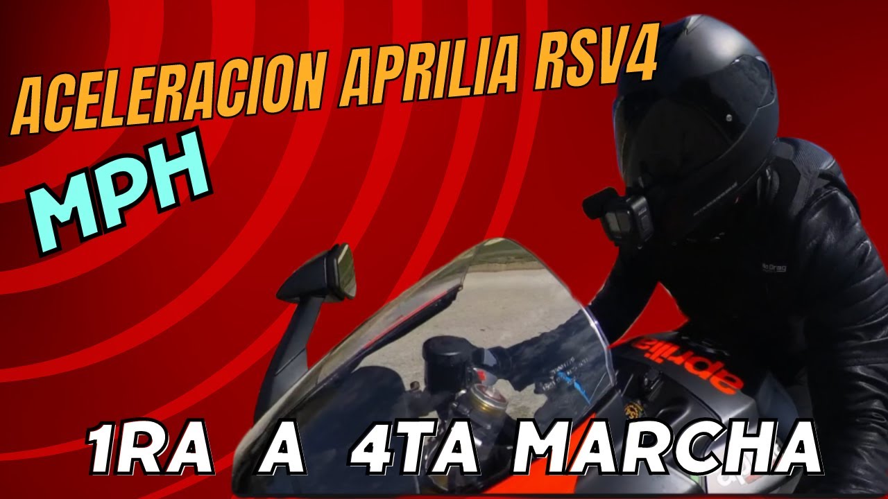 [ACELERACION APRILIA RSV4 RR]  3 diferentes tomas