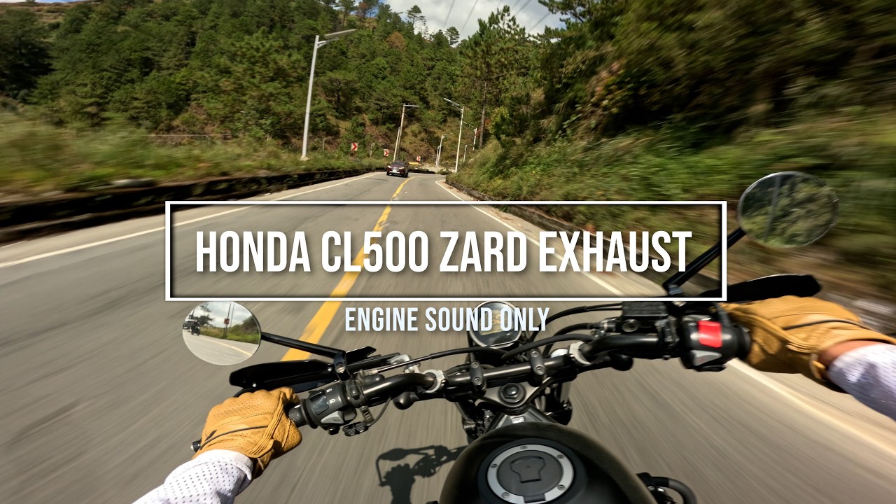 Honda CL500 | Zard Exhaust | Puresound | ASMR | GoPro Hero 12 Black