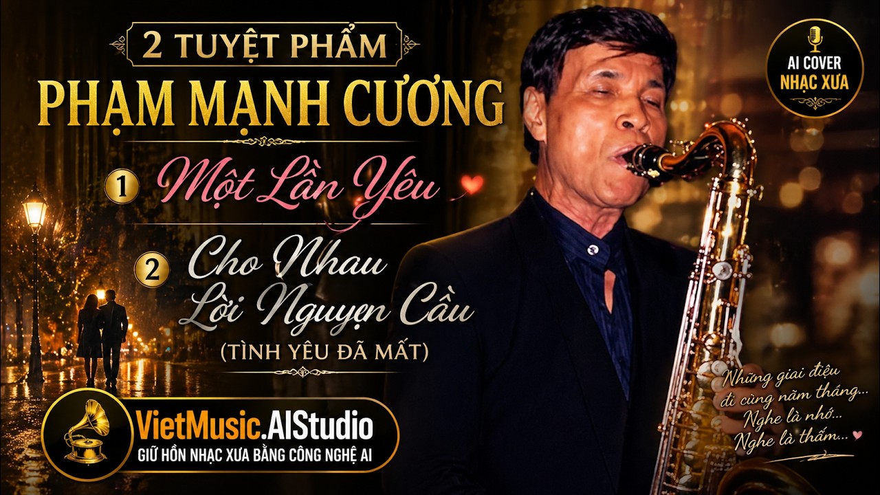 NHẠC VÀNG XƯA - 2 Tuyệt Phẩm Một Lần Yêu & Cho Nhau Lời Nguyện Cầu (Tình Yêu Đã Mất) PHẠM MẠNH CƯƠNG