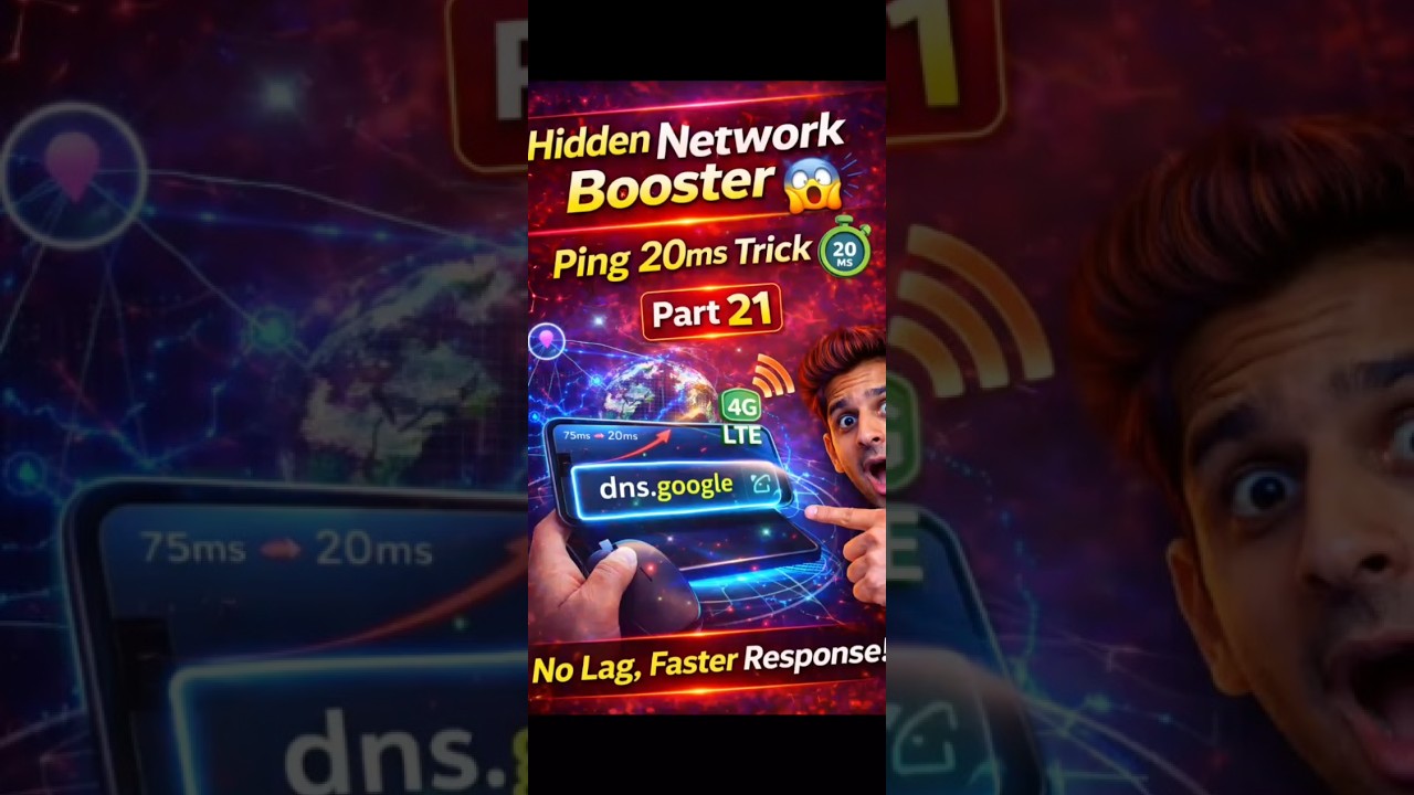 Hidden Network Booster 🚀 | Reduce Ping & Fix Lag on Android (Part 21)
