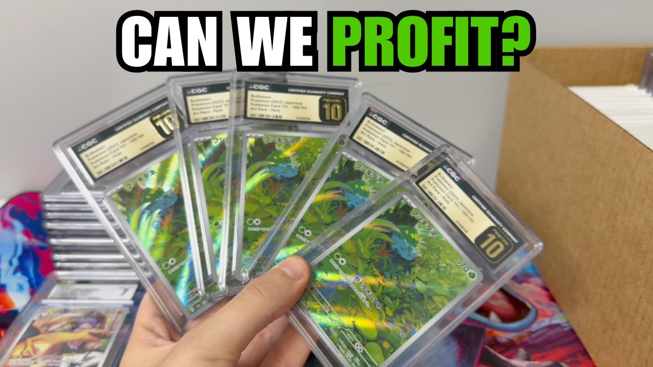i graded 150 pokemon cards to see if it's profitable