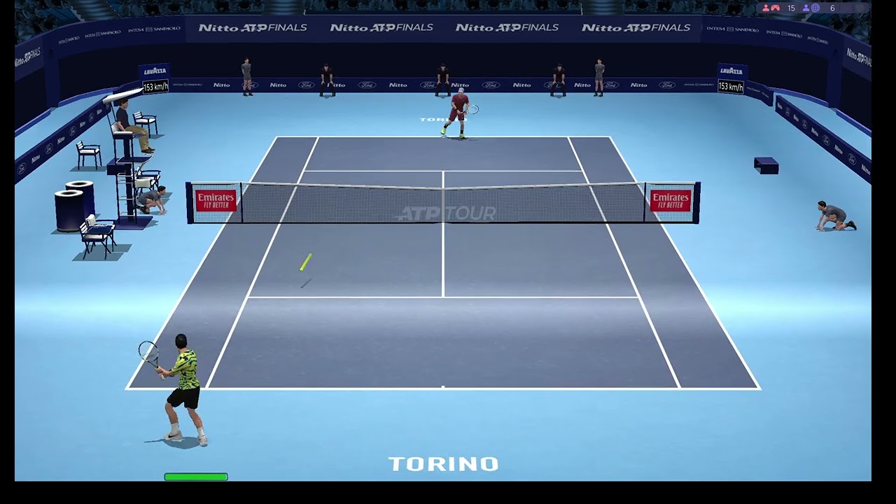 Alcaraz vs Sinner Turin 2025- Full Ace 2025