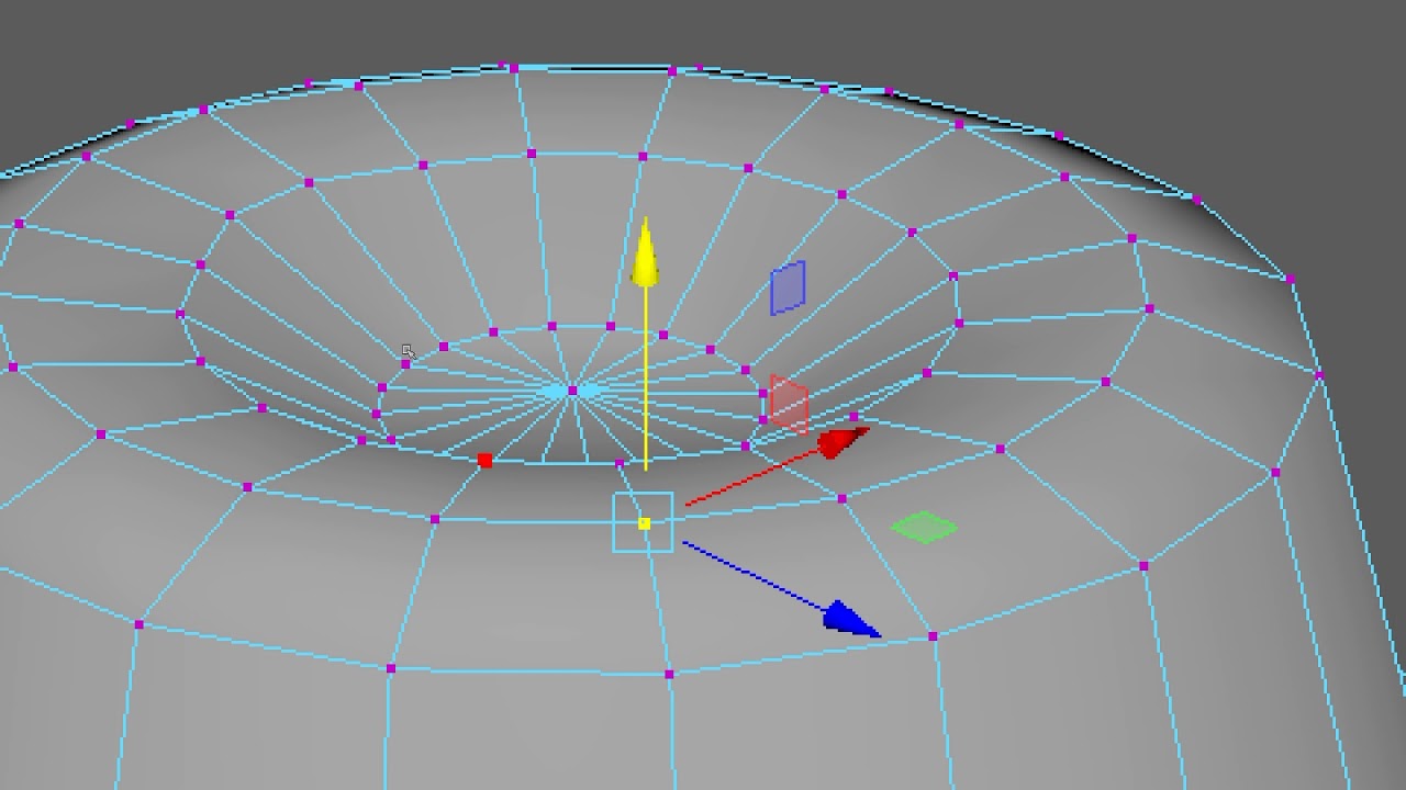 Intro to Maya - Face / Edge / Vertex Modes - Tutorial 3