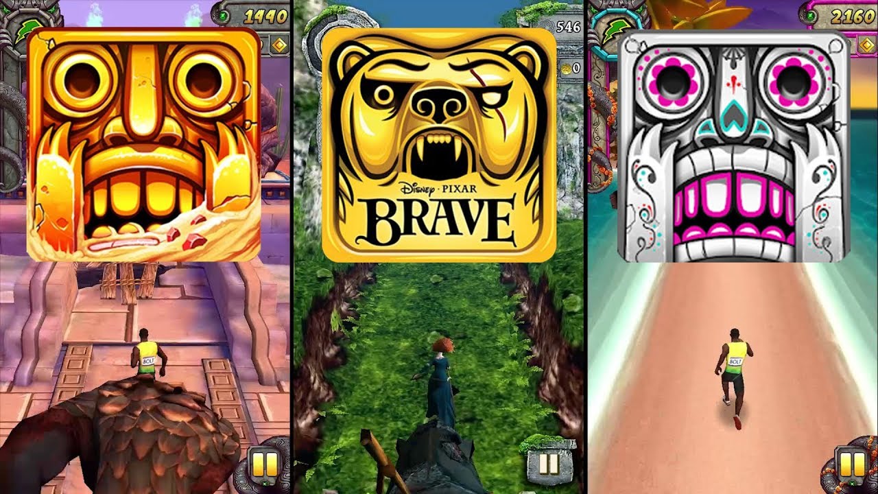 Temple Run 2 Blazing Sands Vs Temple Run Brave Vs Temple Run 2 Spirits Cove
