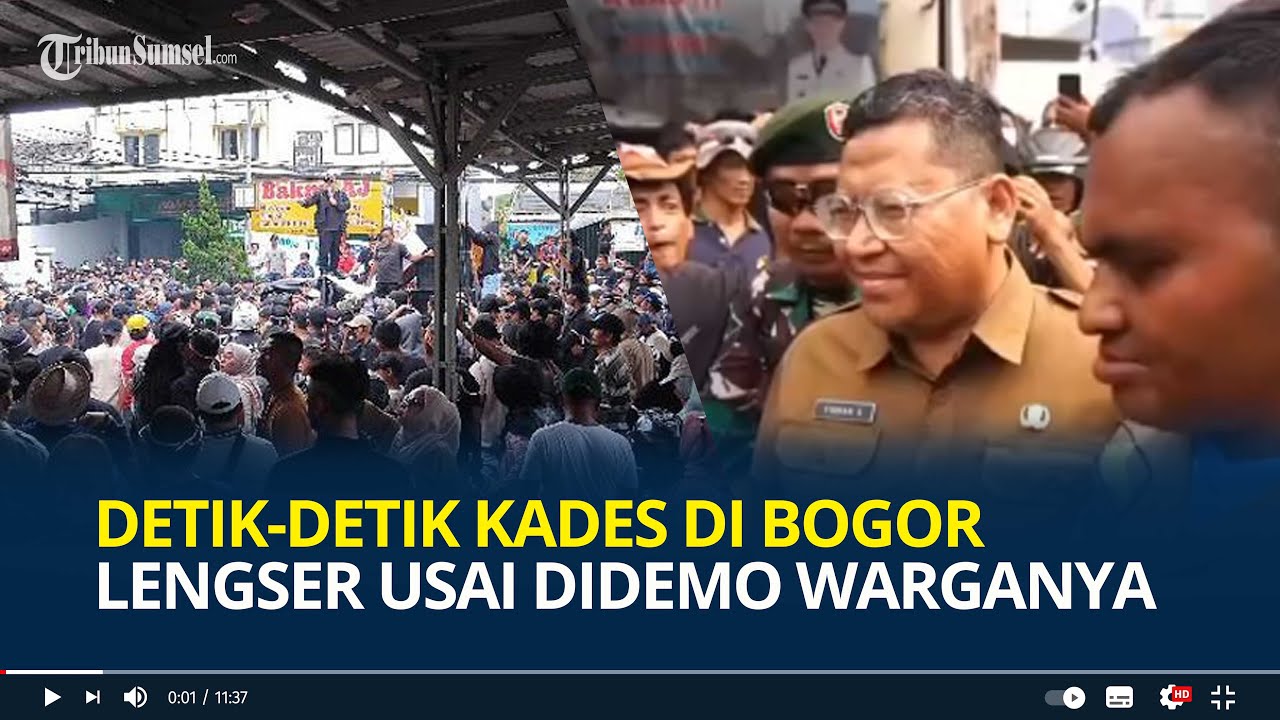 Detik-detik Kades di Bogor Lengser usai Didemo Ratusan Warganya, Kebijakan Dinilai Sewenang-wenang