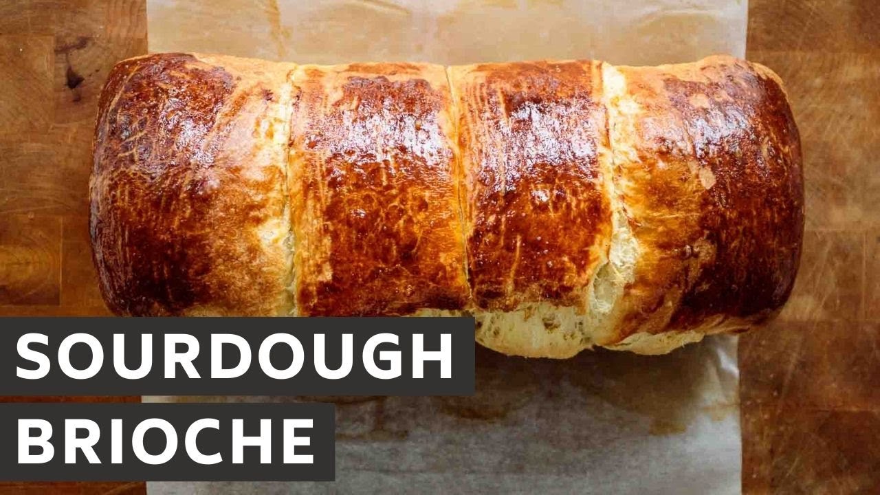 Easy No-Knead Sourdough Brioche