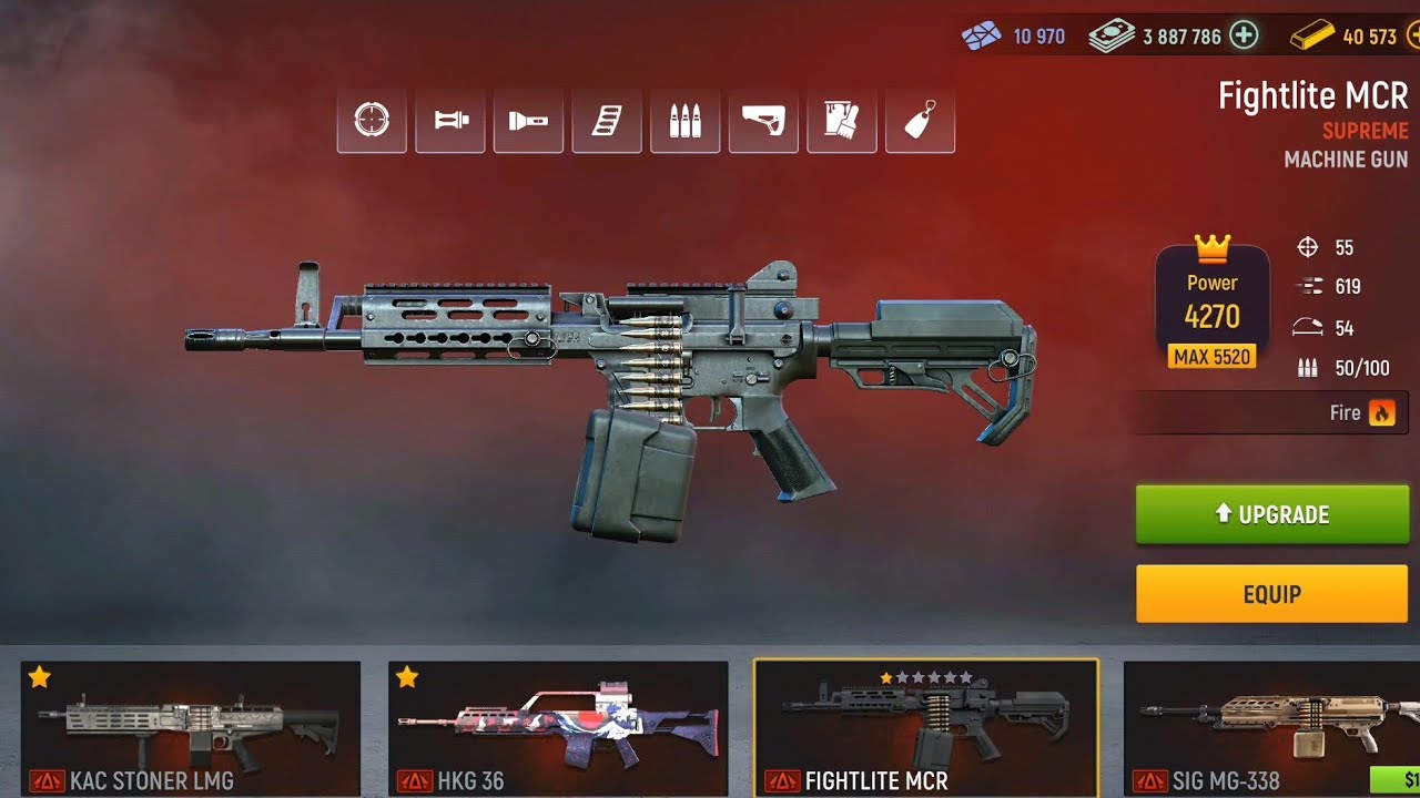 Fightlite MCR Machine gun/ MODERN OPS/ No parts/ Free for all
