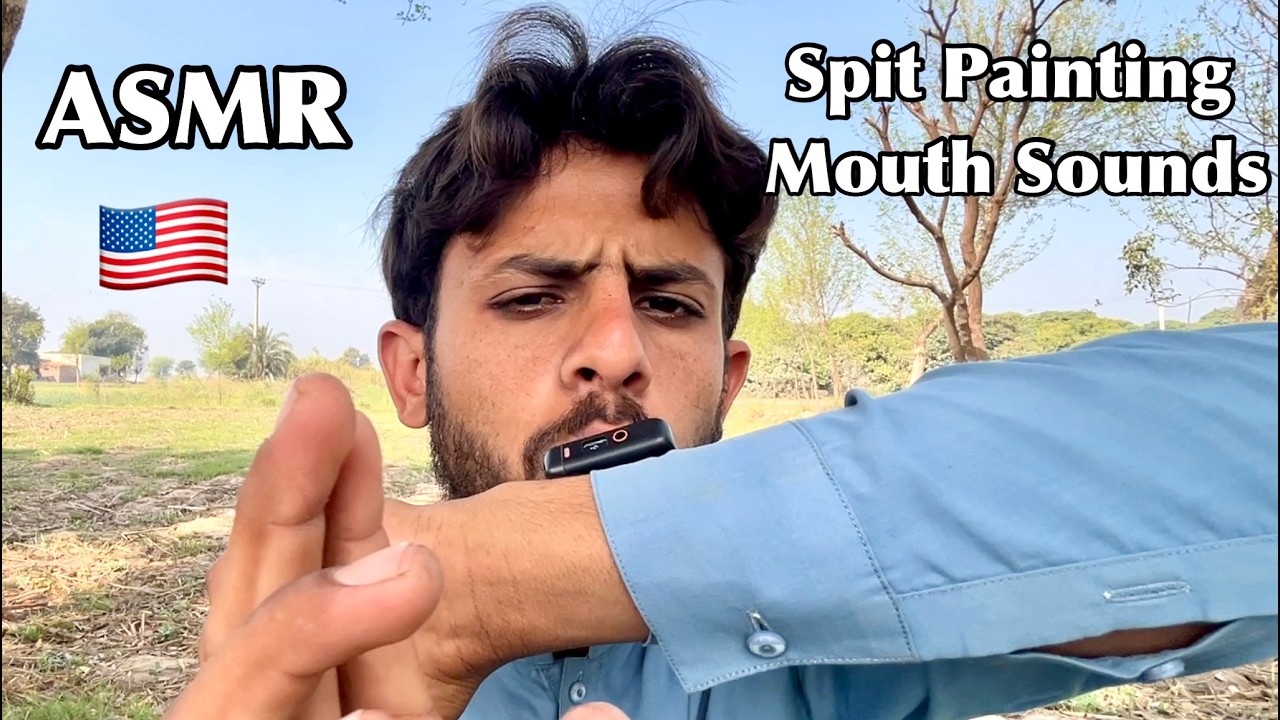 ASMR | Spit Painting & Mouth Sounds