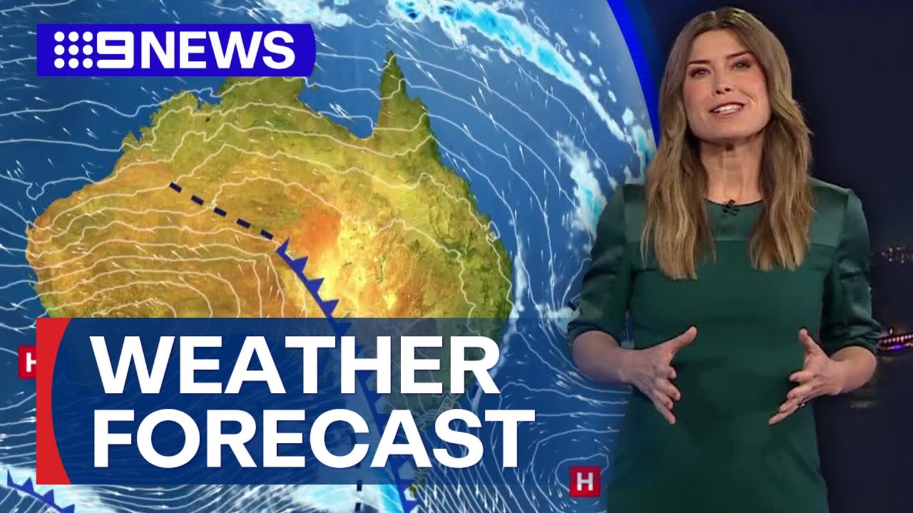 Australia Weather Update: Cold front brings gusty and potentially damaging winds | 9 News Australia