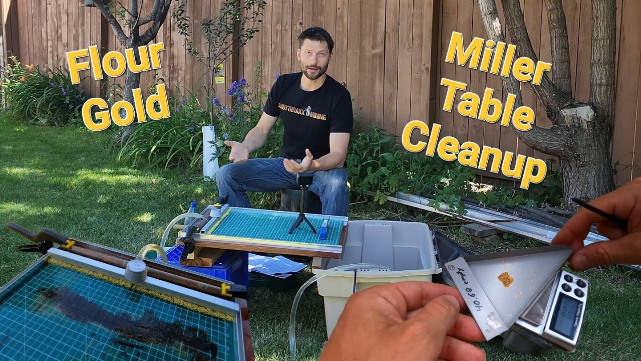 Everything I Know About Miller Tables.  Fine Gold Recovery.