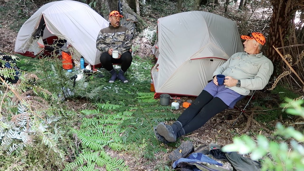 2 Night Remote Bush Tent Camping and Hunting by River  (part 1)