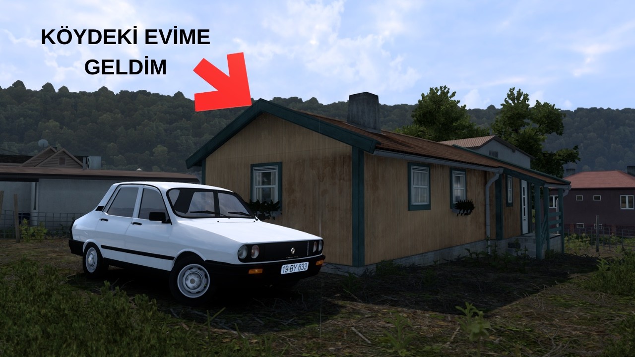 TOROSLA KÖYDEKİ EVİME GELDİM Euro Truck Simulator 2