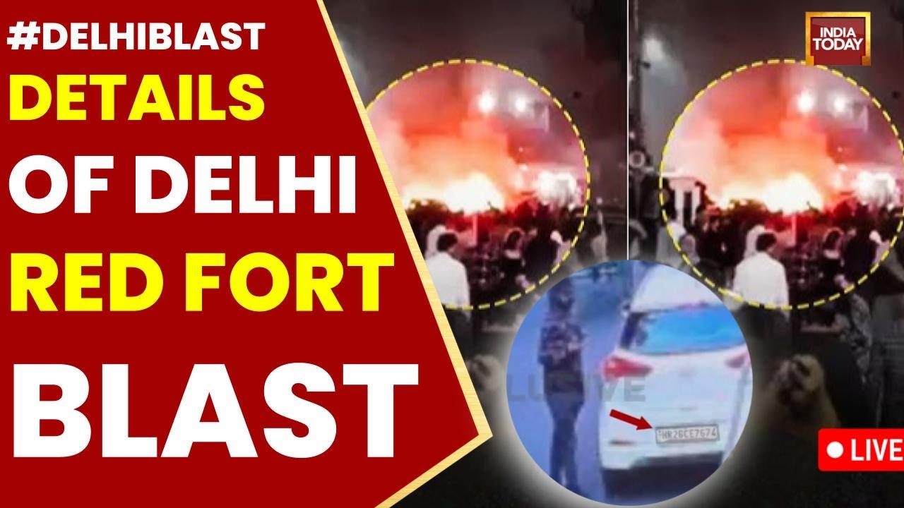 Delhi Car Explosion: Car With Pulwama Link Explodes Near Red Fort After Huge Terror Module Busted