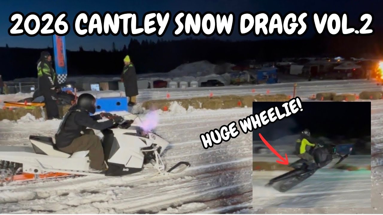 2026 CANTLEY SNOW DRAGS Vol. 2 | MOCNE STARTY, WHEELIES I WIELE WIĘCEJ!