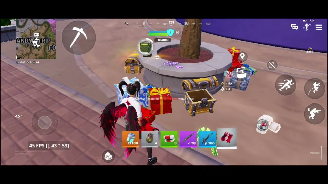 Fortnite Mobile Gameplay Zero Built Battle Royale/Infinix gt 30pro