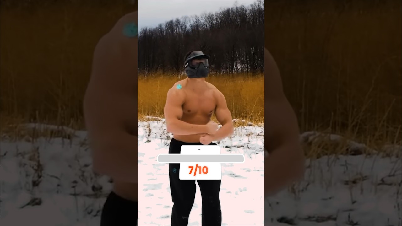 Выстрел замороженными шариками с краской… 