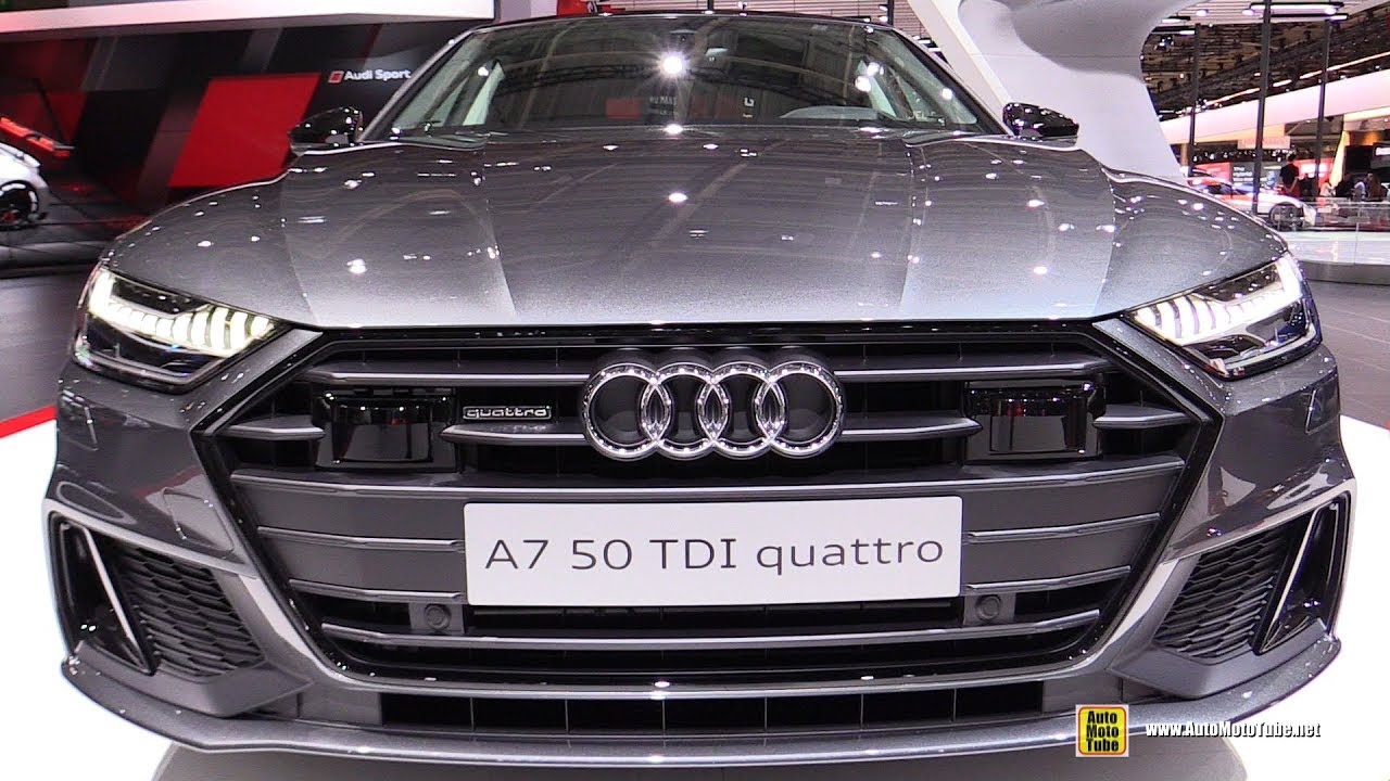 2019 Audi A7 50 TDI Quattro - Exterior and Interior Walkaround - 2018 Paris Motor Show