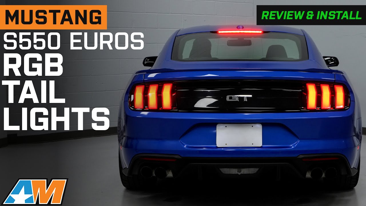 2015-2023 Mustang S550 Euros 2024 Style RGB Tail Lights Review & Install