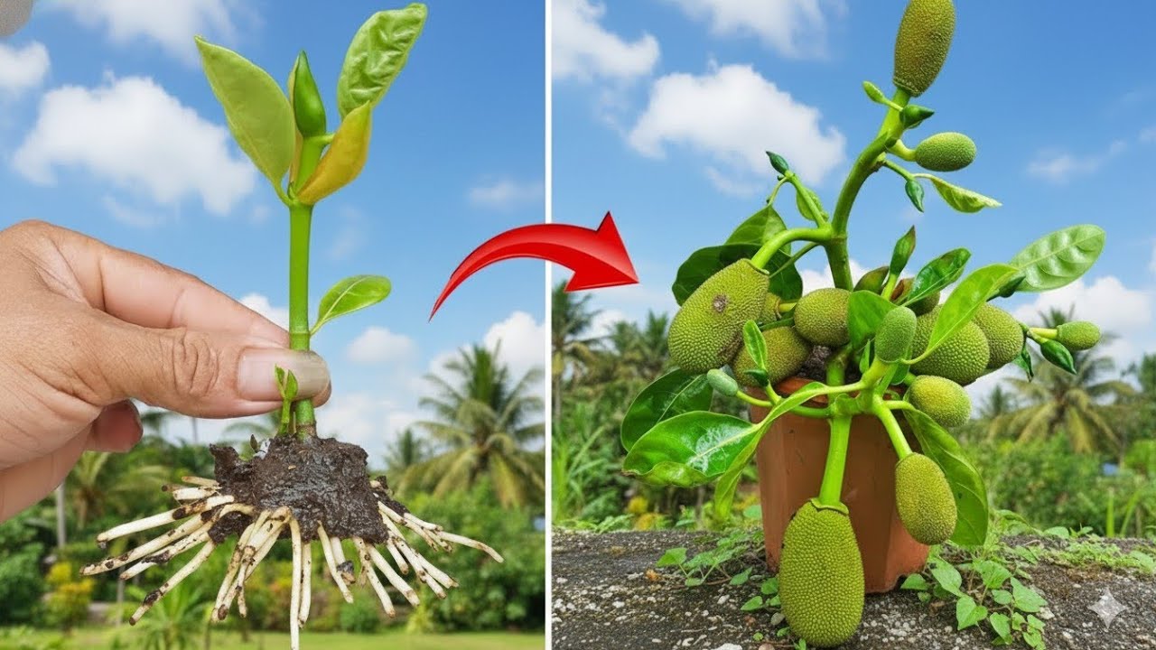Simple techniques for propagating jackfruit at home to save money on buying seedlings