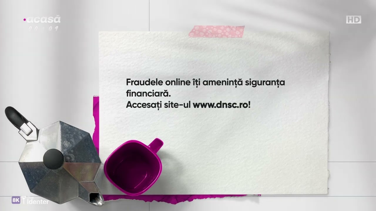 Acasă TV - Noile avertizări / Mesaje de conștientizare (10.2025)