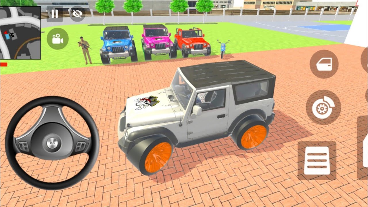Franklin order by 3️⃣ Modify Thar 💥 in Indian 🇮🇳 bike Theft Auto Simulator 🎮