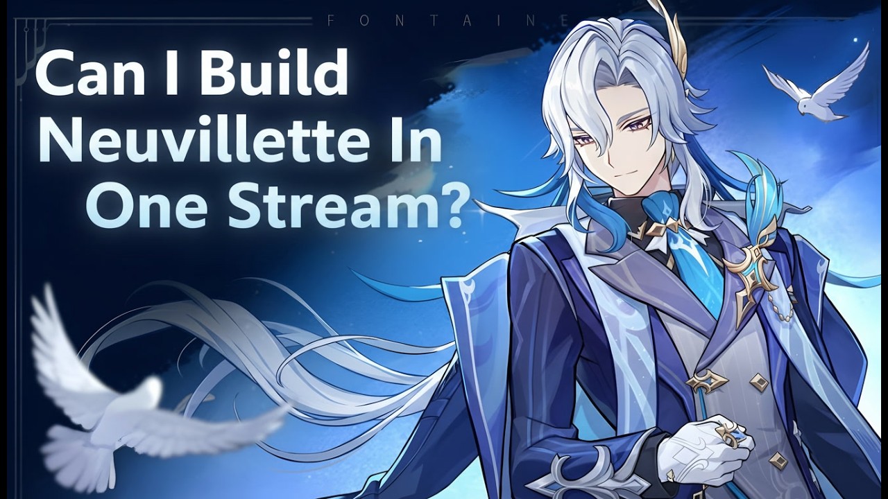 Can I build Neuvillette in ONE STREAM!!?? || GENSHIN IMPACT LIVE 🔴 | Neptune Plays