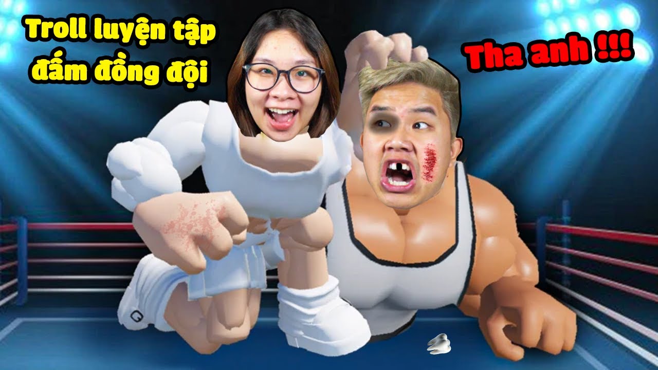 Luyện tập thể hình để có sực mạnh đấm bay mọi đối thủ. bqThanh và Ốc đấm nhau ?!