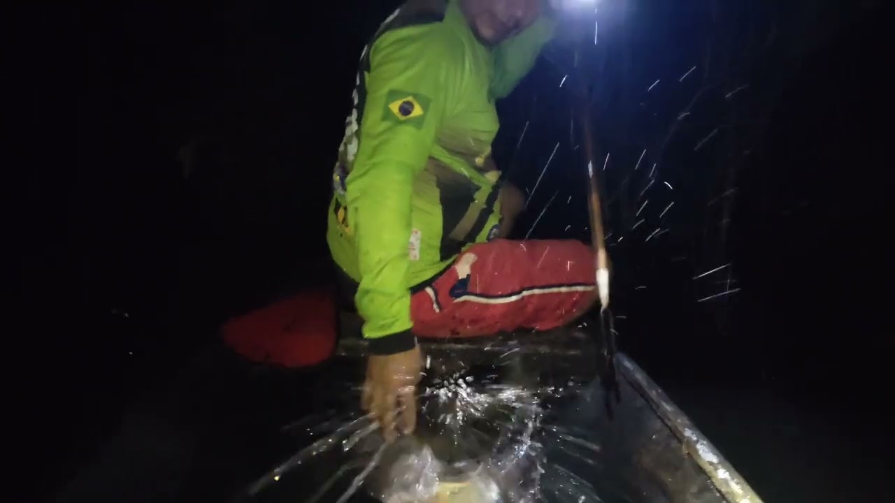 ✅[INCR&Iacute;VEL] PESCA NOTURNA de Aruan&atilde;,com ZAGAIA.no interior da AMAZ&Ocirc;NIA.