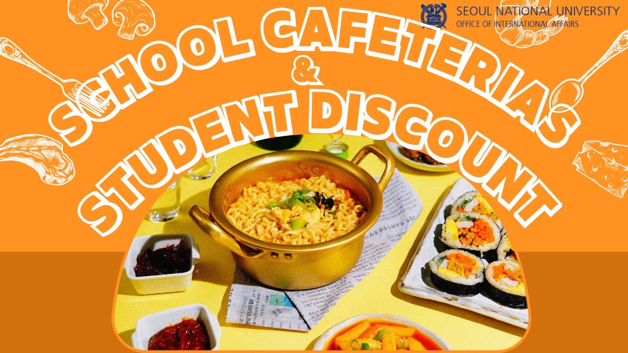 SNU school cafeterias & student discounts (feat. A meal only costs 1,000won)