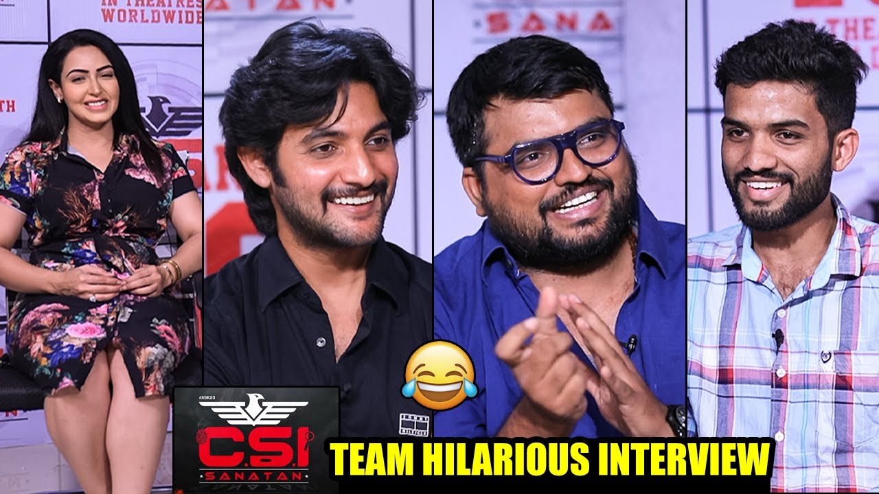 CSI Sanatan Movie Team HILARIOUS Interview With Memer Saikumar | Aadi Saikumar | Nandini Rai | FL