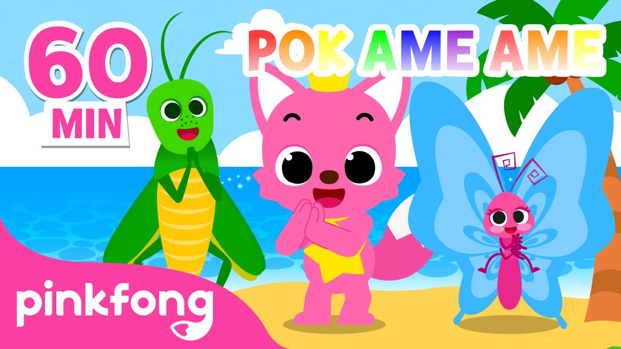 Pok Ame Ame dan lain-lain | Lagu Hewan & Belajar Warna | Lagu Anak Indonesia | Pinkfong Baby Shark