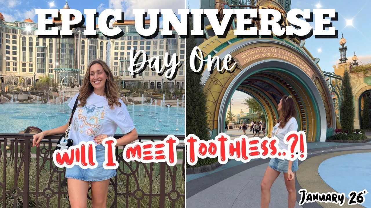 Our First FULL Day in Orlando! Portals, Food & Epic Adventures ⭐✨🎢 